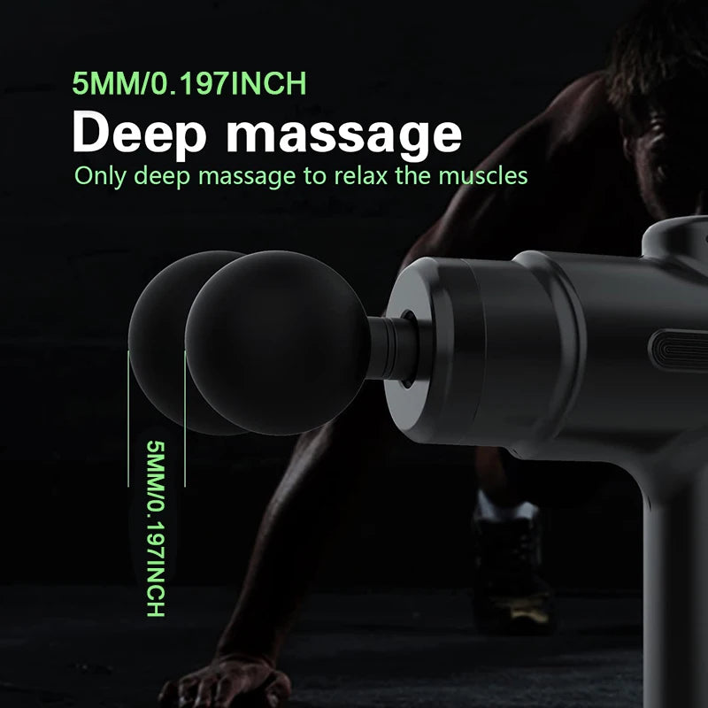 Deep Tissue Massage Gun Impact Massage Arm and Back Muscles with 8 Massage Heads for use after Home Fitness Exercise