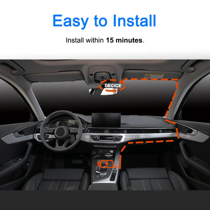 Aprilboy K6 WIFI Dash Cam 4K Mini CAR DVR Front and Rear Dual Lens With 1080P Black Box Room Night Vision Camera Parking Monitor