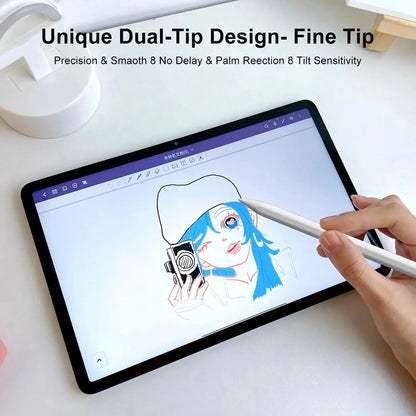 XIAOMI Universal Stylus Pen 1.5mm Fine Tip No Lag Palm Rejection Rechargeable For iPad Tablet Android  Best For Drawing Notes