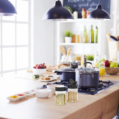 10/20 Pcs Spice Jars Salt and Pepper Shaker Plastic Seasoning Shaker Bottles Spice Organizer Kitchen Spice Rack Spice Jar Set