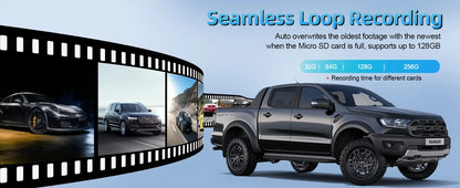 Aprilboy K6 WIFI Dash Cam 4K Mini CAR DVR Front and Rear Dual Lens With 1080P Black Box Room Night Vision Camera Parking Monitor