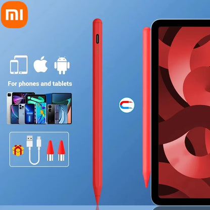 XIAOMI Universal Stylus Pen 1.5mm Fine Tip No Lag Palm Rejection Rechargeable For iPad Tablet Android  Best For Drawing Notes